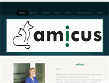 Tablet Screenshot of amicus-vet.com